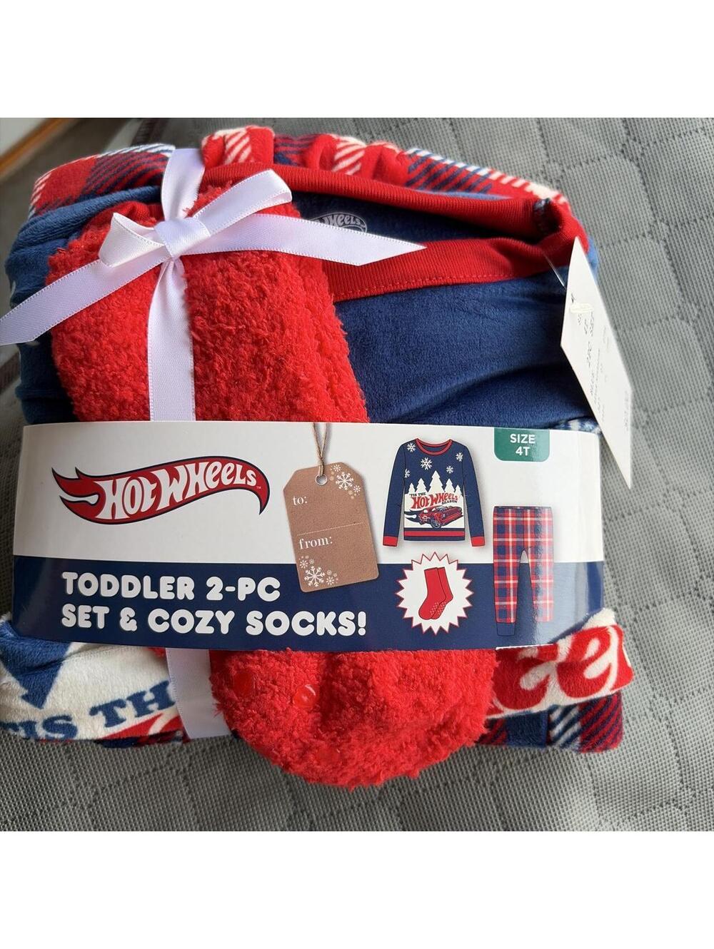 Hot Wheels Kid's Multi and Red Pajama